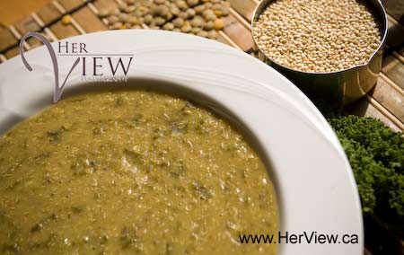 kale soup with quinoa recipe