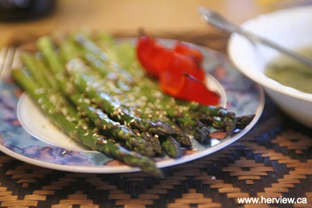 roasted asparagus and red pepper recipe